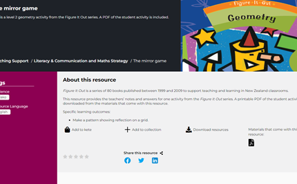 The mirror game Image