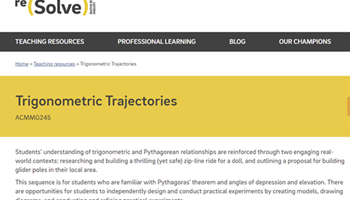 Trigonometric trajectories Image