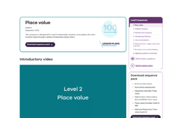 Place value (12 lessons) Image