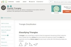 Classifying triangles Image