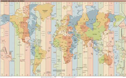 Time zones Image