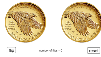 Flipping two coins Image