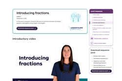 Introducing fractions (8 lessons) Image