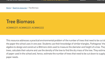 Tree biomass Image