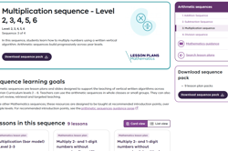 Multiplication sequence - Level 2, 3, 4, 5, 6 Image