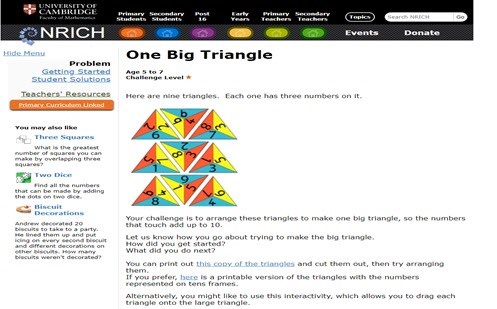 One big triangle Image