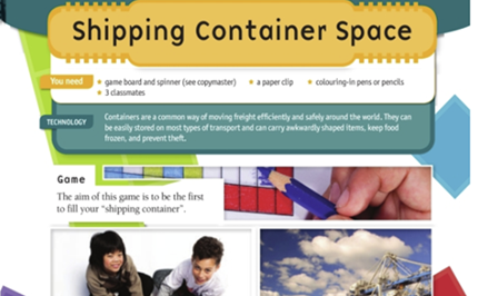 Shipping container space Image