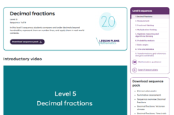 Decimal fractions (8 lessons) Image
