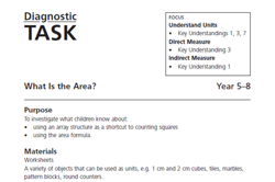 What is the area? Image