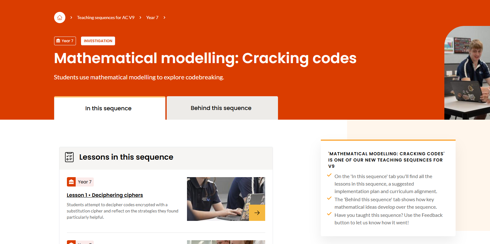 Mathematical modelling: Cracking codes Image