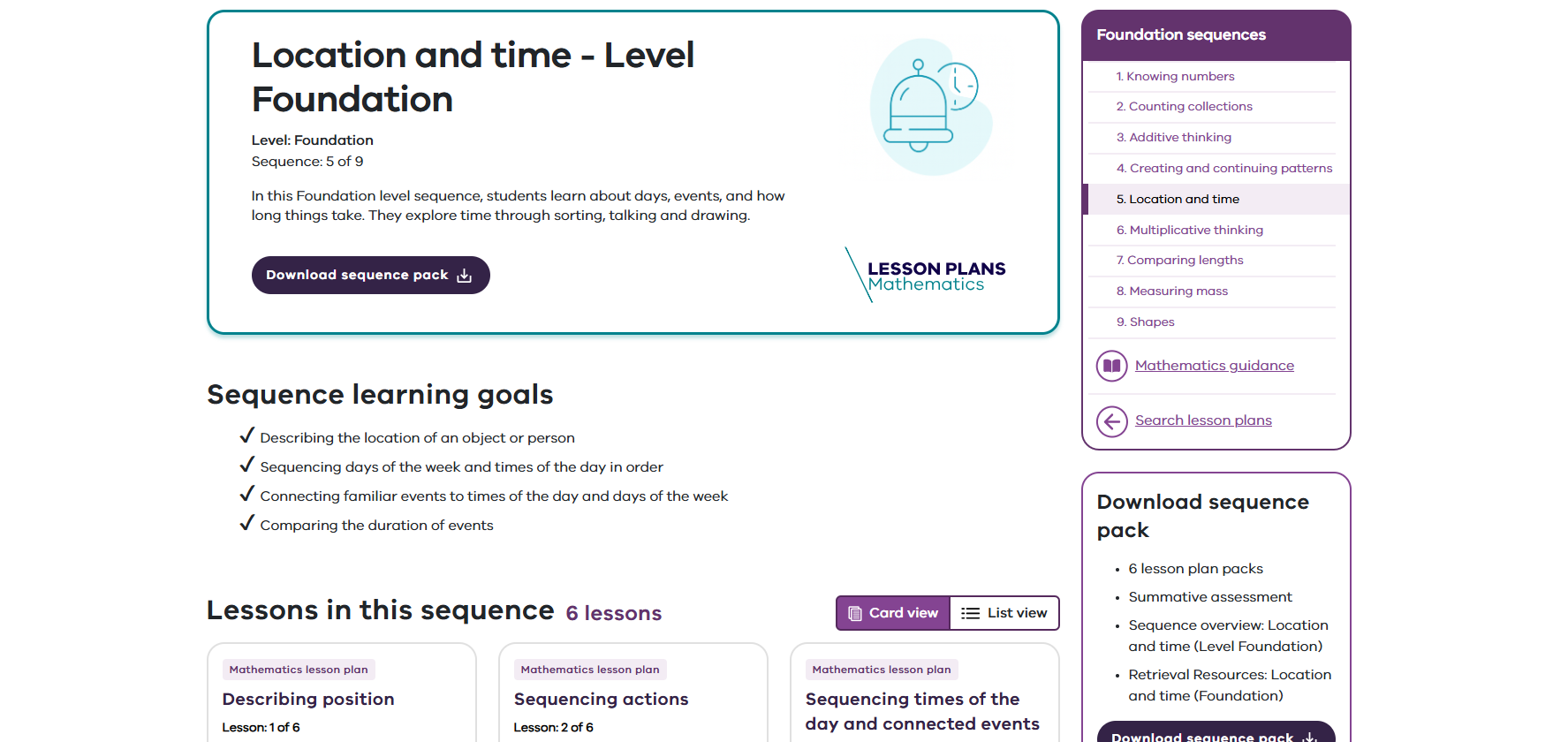 Location and time - Level Foundation Image