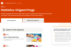 Statistics: Origami frogs Image