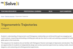 Trigonometric trajectories Image