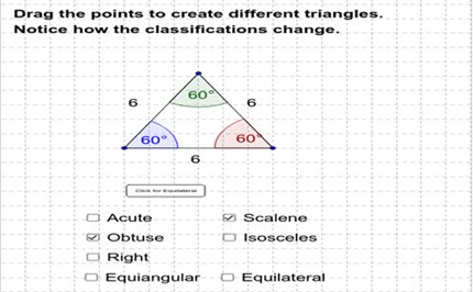 Classify triangles Image