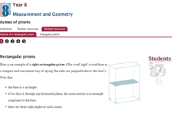 Year 8: Volumes of prisms Image