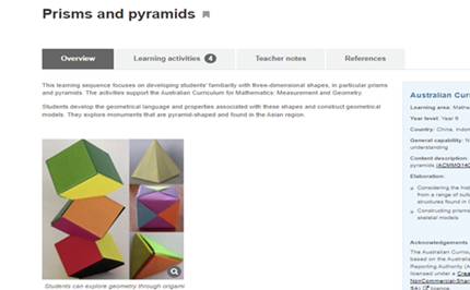 Prisms and pyramids – years 5 and 6 Image