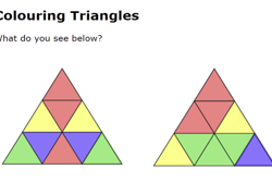 Colouring triangles Image