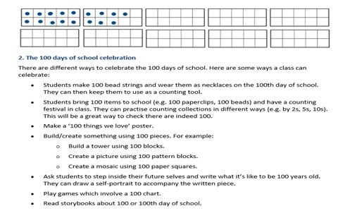 100 days of school (daily routine) Image