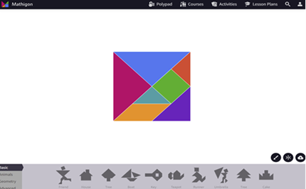 Mathigon: tangram Image