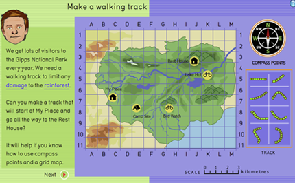 Rainforest: make a walking track Image