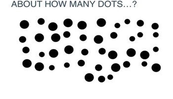 About how many dots? Image