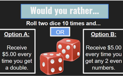 Conduct chance experiments: Year 9 – planning tool Image