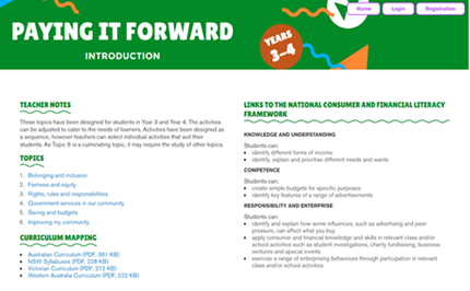 Paying It Forward Years 3-4 Image