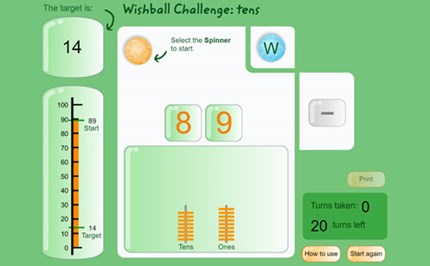 Wishball challenge: tens Image