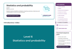 Statistics and probability (8 lessons) Image