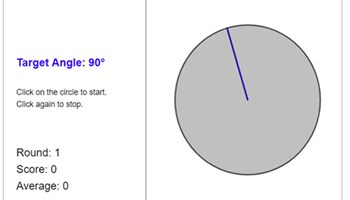 Estimating angles Image