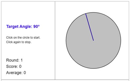 Estimating angles Image