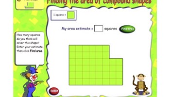 Finding the area of compound shapes Image