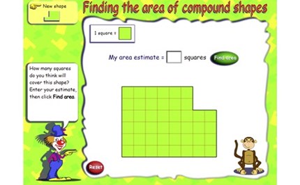 Finding the area of compound shapes Image