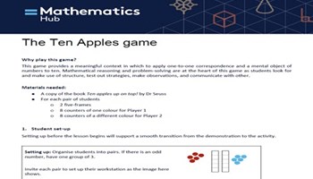 The ten apples game Image