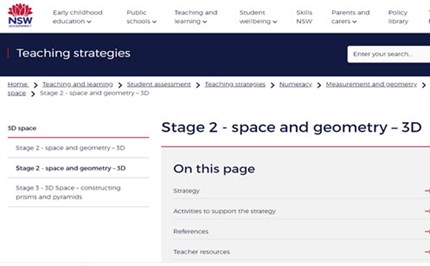 Stage 2 – space and geometry (3D) Image