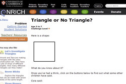 Triangle or no triangle?  Image