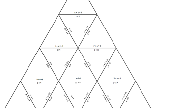 Solving equations with algebra mats Image