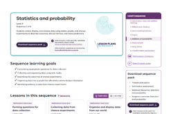 Statistics and probability (7 lessons) Image