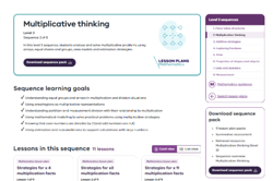 Multiplicative thinking (11 lessons) Image