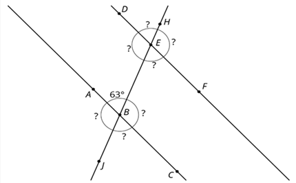 Alternate interior angles assessment activity  Image