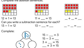 Addition and subtraction (within 20) Image