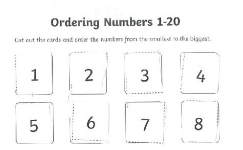 WS03 - Numbers to 20 Image