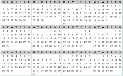 Calendar sorting Image