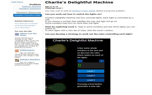 Charlie's delightful machine Image