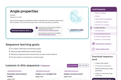 Angle properties (5 lessons) Image