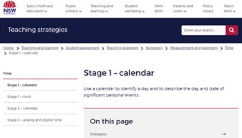 Stage 1 – calendar Image