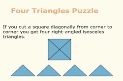 Four triangles puzzle  Image
