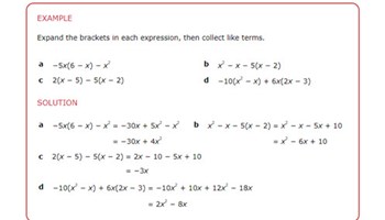 Negative numbers index laws and algebra Image