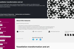 Tessellation, transformation and art Image