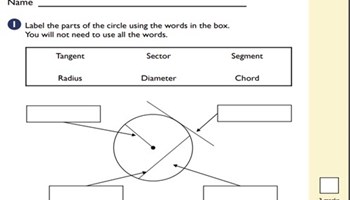 Assessment: working with circles Image